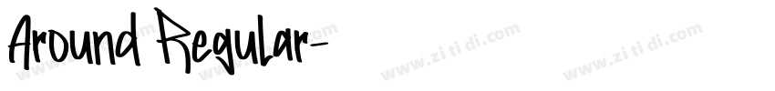 Around Regular字体转换 Around Regular字体转换